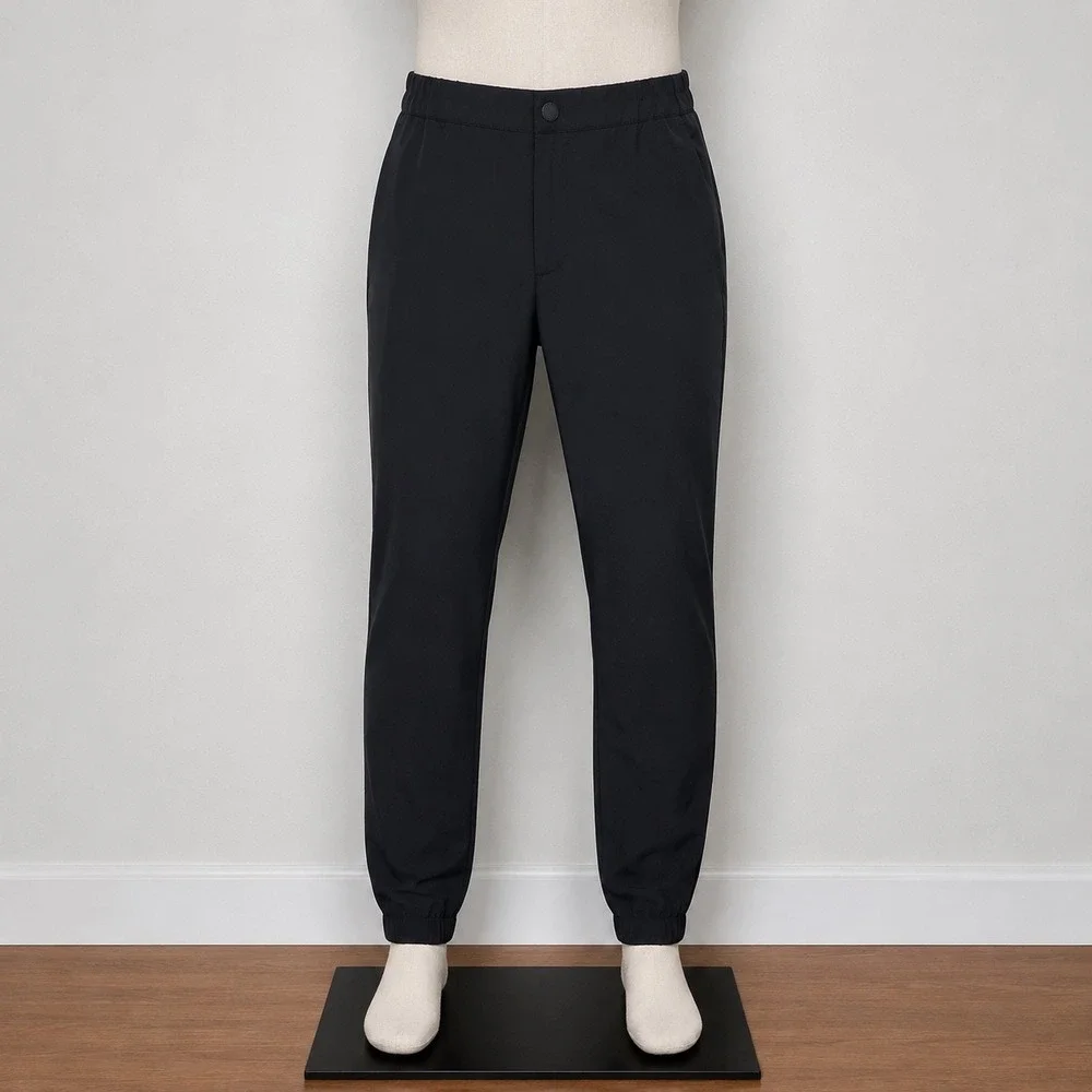 Banana Republic Mens Black Performance‎ Jogger Pants 30 Elastic Waist 1699096